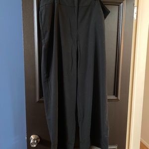 NWOT Black Lane Bryant Cuffed Trousers Sz 20 Short